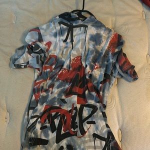 old navy hoodie tee shirt size L